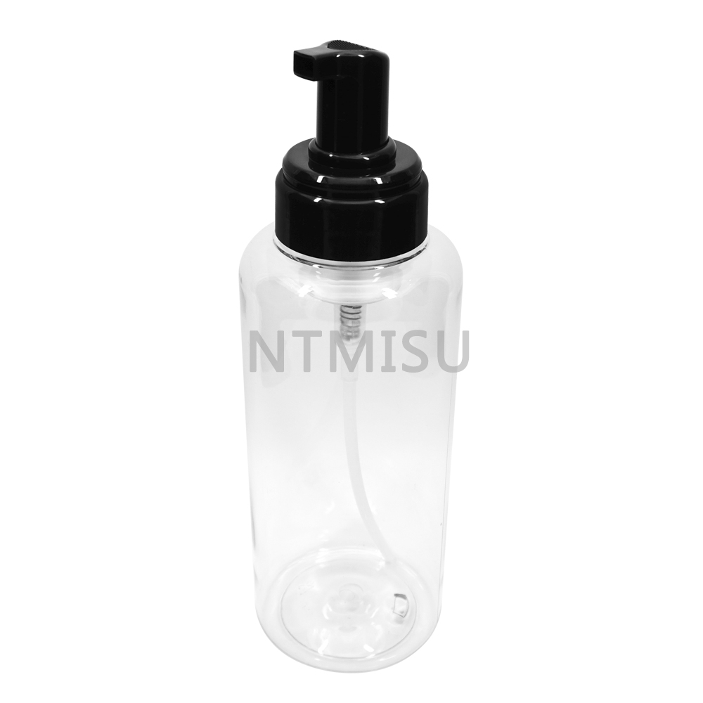 500ml Empty Clear Plastic PET Foam Bottle for Sanitize Packaging