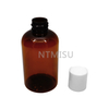 50ml 100ml Empty Amber Plastic PET Bottle for Cosmetic Packaging