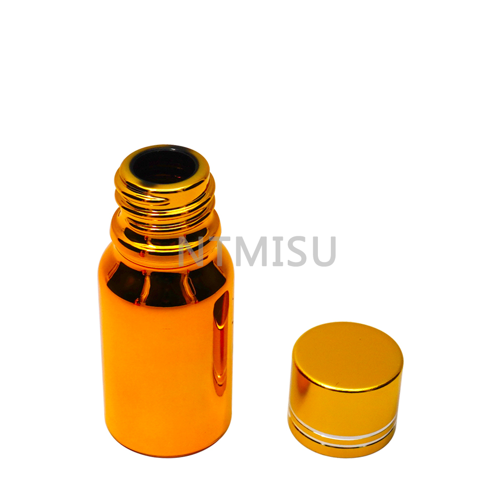5ml 10ml 50ml Gold Glass Bottle for Essential Oil