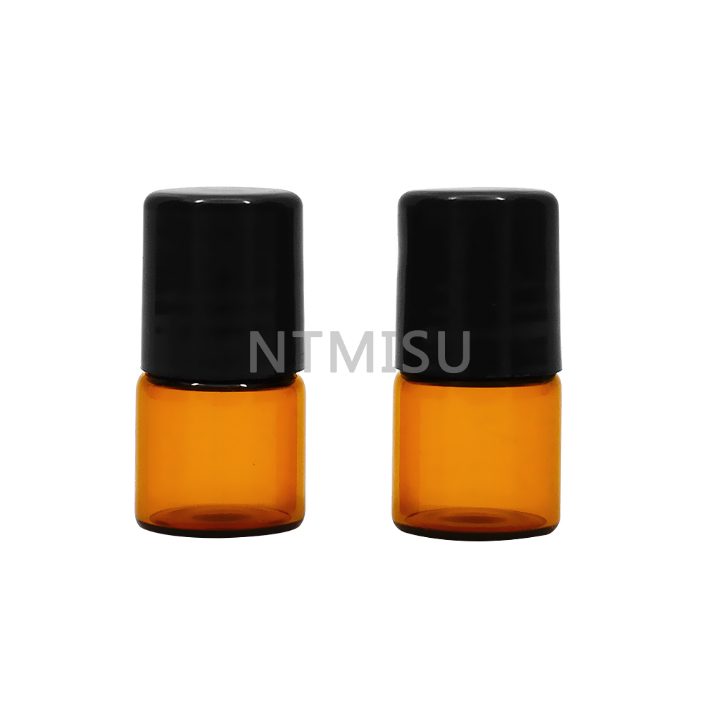 2ml Amber Glass Roll on Bottle for Essential Oil