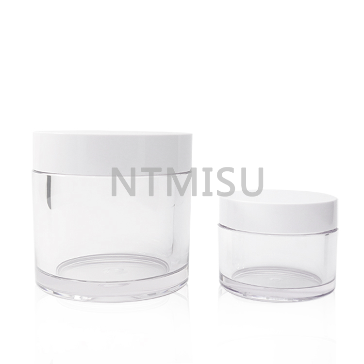 PETG White Transparent Cream Jar Face Cream Jar
