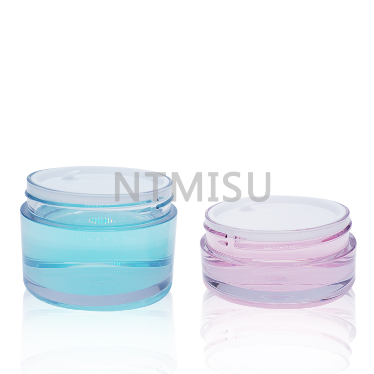 Cosmetics Packaging Plastic PET Cream Jar Body Lotion Containers