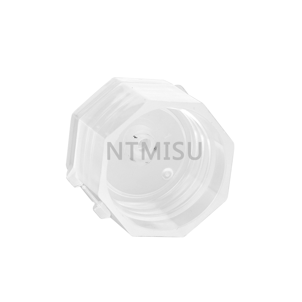 Clear Plastic Smooth Polygon Flip Top Cap