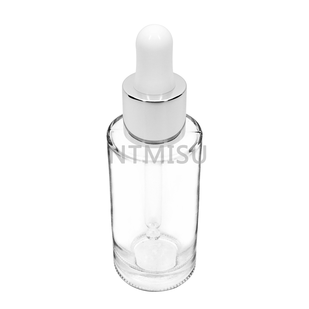 18 415 silver aluminum dropper for bottle
