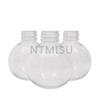 100ml Spherical Transparent PET Plastic Bottle 