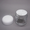 Clear Glas Cream Jar with Lids
