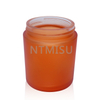 3.3oz amber Frosted cosmetic empty jar