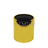 28/410 Black Disc Top Cap with Electrochemical Aluminum Matte Golden Closure