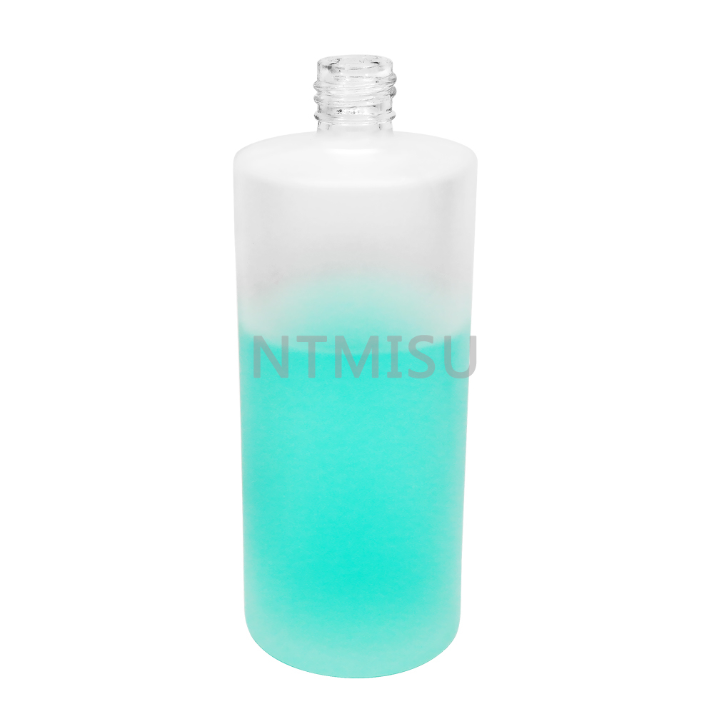 High Quality Round Transparent Clear 230ml Empty Frosted Perfume Glass Bottle