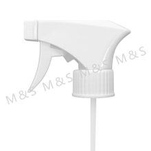 28 410 White Ribbed Plastic Square Trigger Sprayer