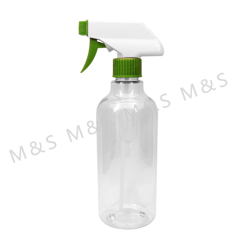 28 410 Green Ribbed Plastic Profesional Trigger Sprayer Pump for Household