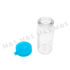 New Product 10ml Transparent Plastic PET Bottle With Blue Cap