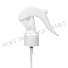 24 410 White Plastic Mini Trigger Sprayer with Lock Button Design