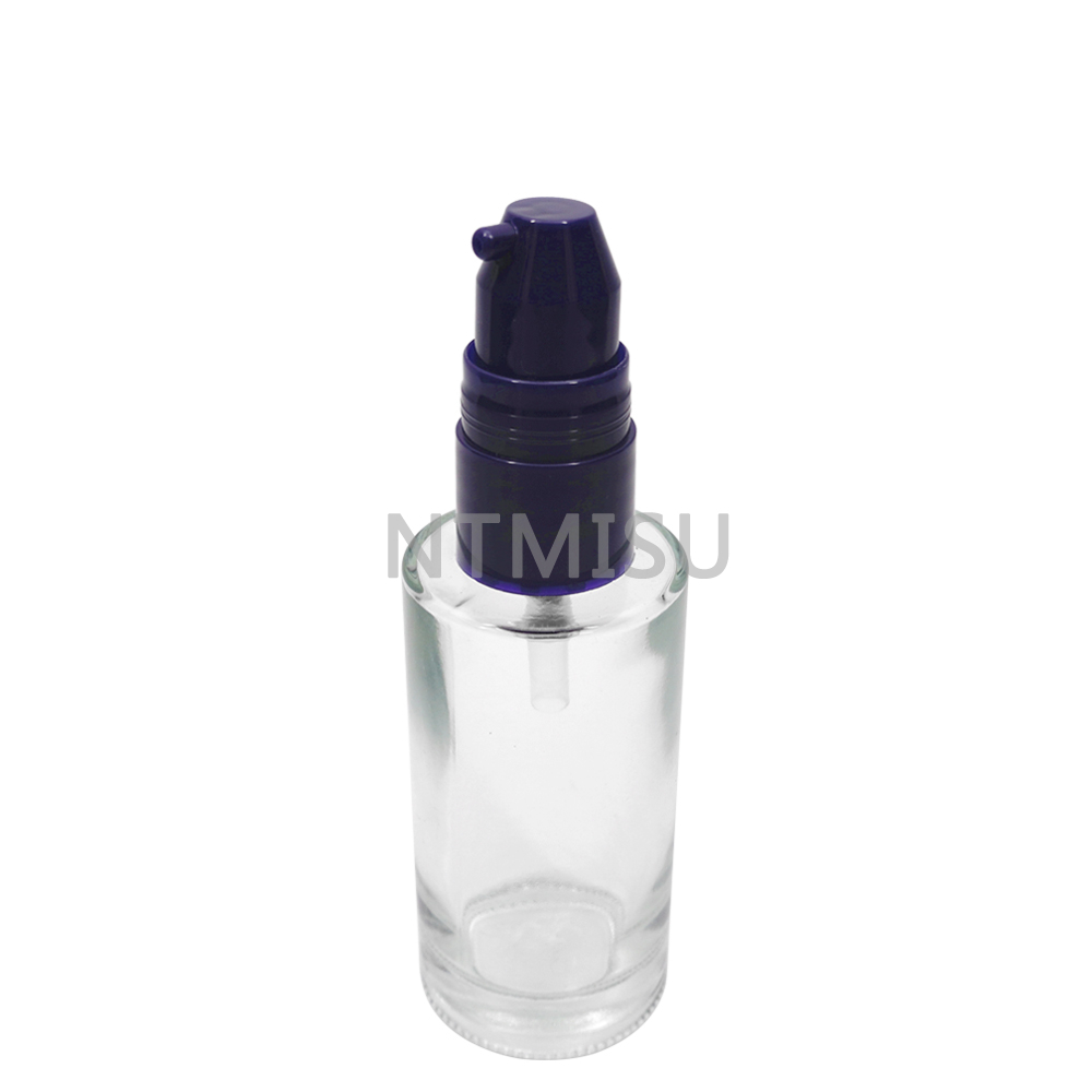 18 410 Blue Serum Pump with Smooth Surface for Bottle