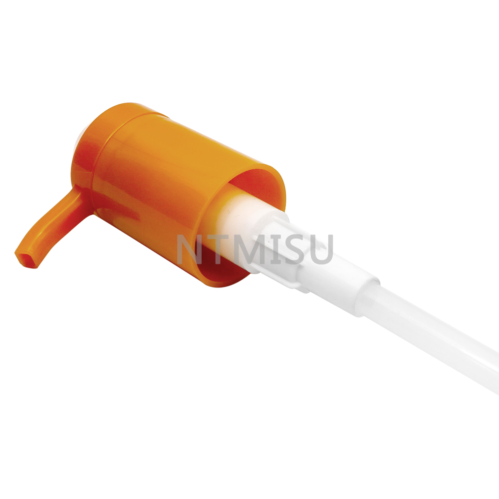 32mm Orange Screw Plastic Dispenser Pump for Cosmetic Bottle