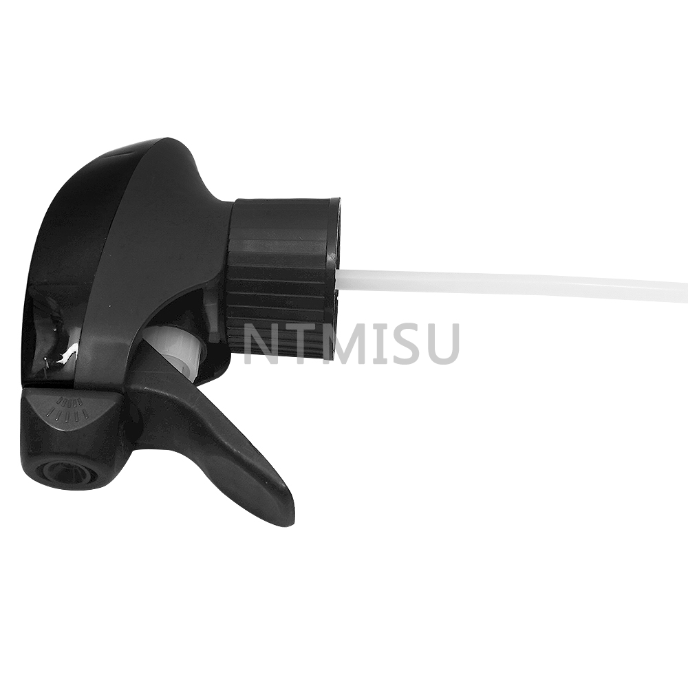 500ml Black Squat Plastic Bottle With Trigger Sprayer