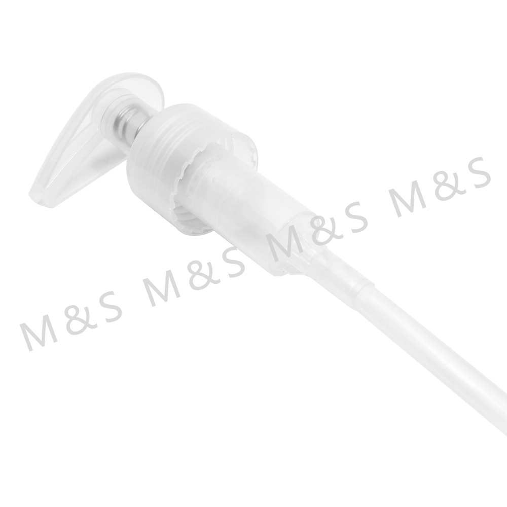 24 410 Transparent Screw Plastic Lotion Pump for Cosmetic Bottle