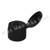 24mm Black Plastic Flip Top Cap for Bottle