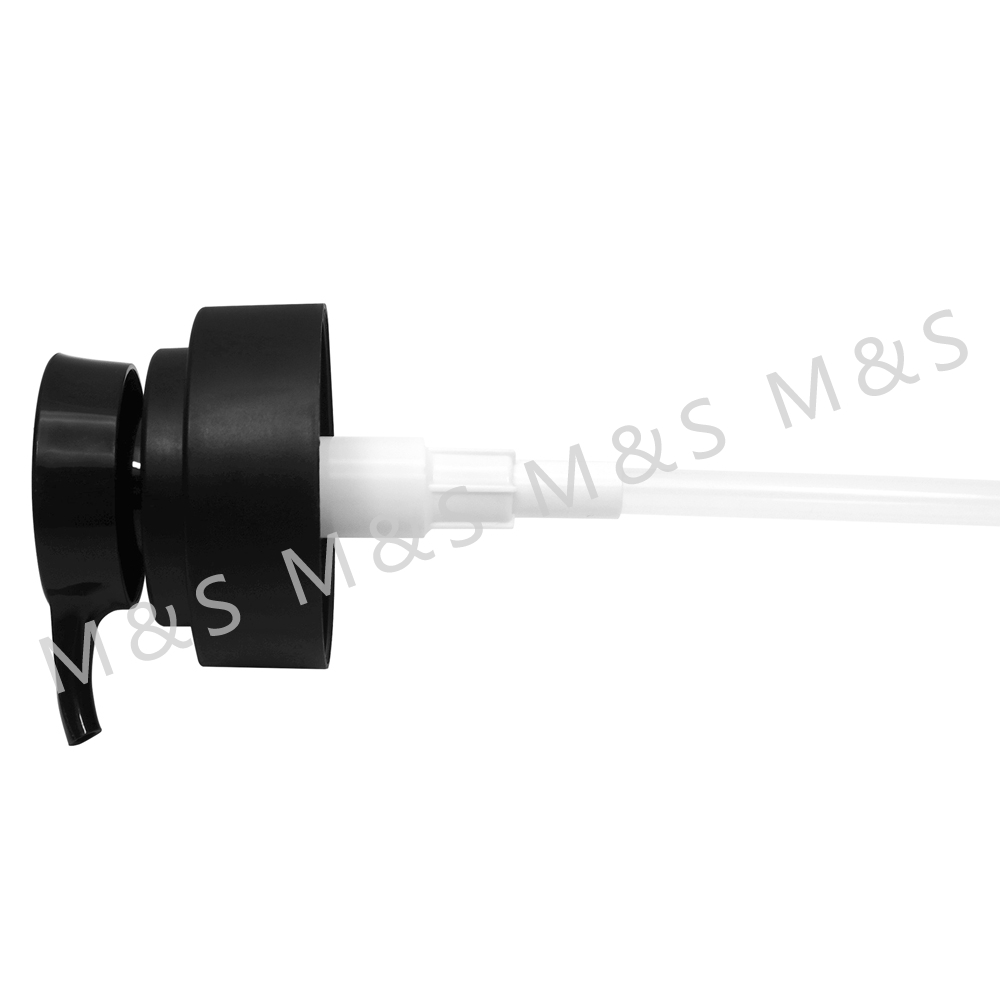 28mm Black Screw Plastic Lotion Pump for Cosmetic Bottle