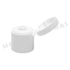 18mm Factory White Flip Top Cap with Screw Closure