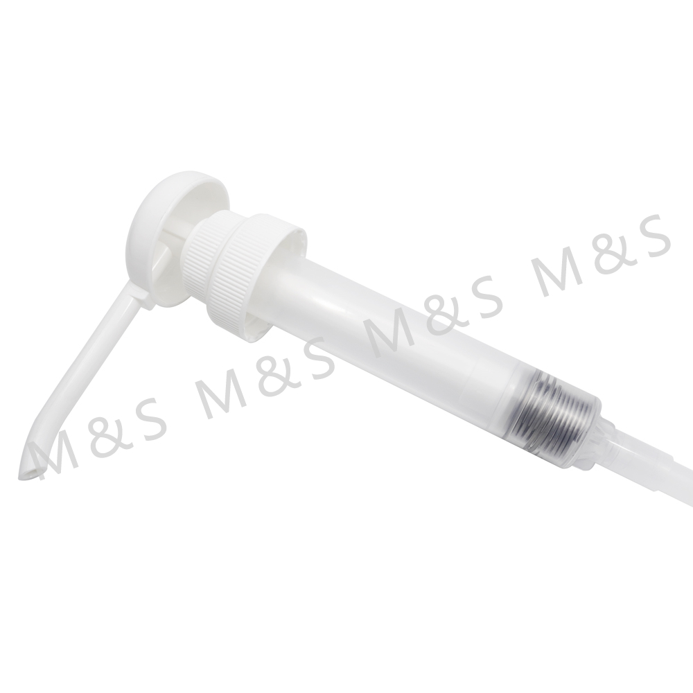 30cc White Plastic Food Grade Syrup Pump Liquid Dispenser Pump