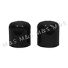 18mm black flip top cap for bottle
