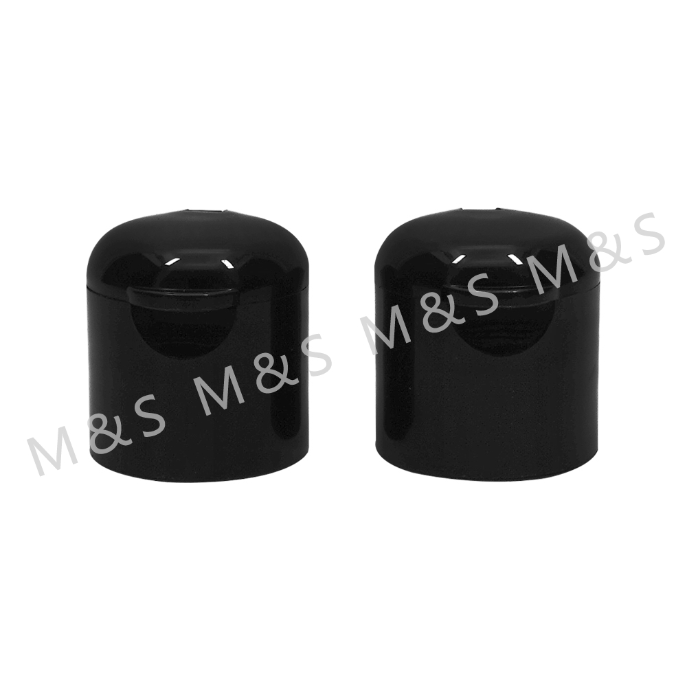 18mm black flip top cap for bottle