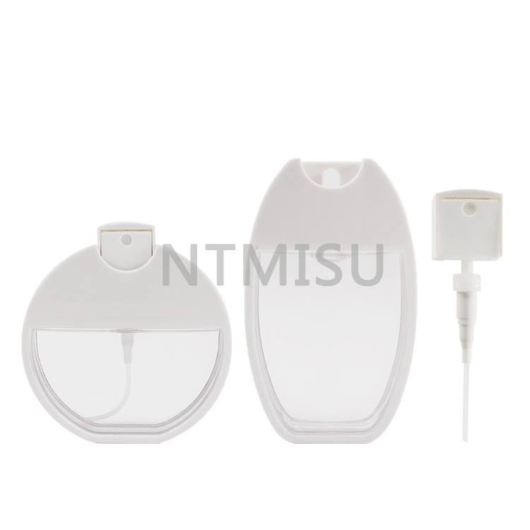 30ml 40ml Card Spray Bottle Round Oval Mist Spray Transparent Portable Separate Bottling