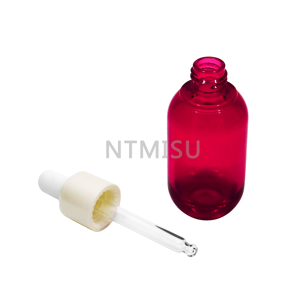 PETG Fake Glass Bottle with Dropper for Cosmetics Packaging