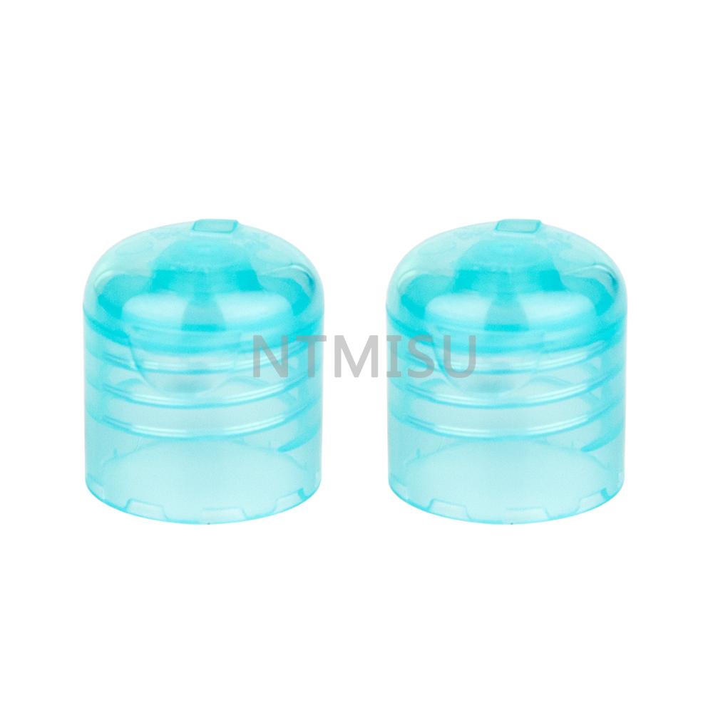 18 410 Plastic Smooth Screw Shampoo Flip Top Cap 
