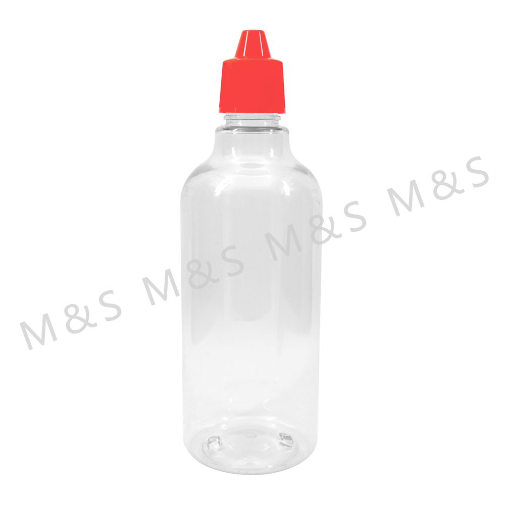 30mm Red Plastic Smooth Shampoo Top Cap for Bottle