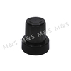 58mm Black Screw Cap for Cosmetic Bottles