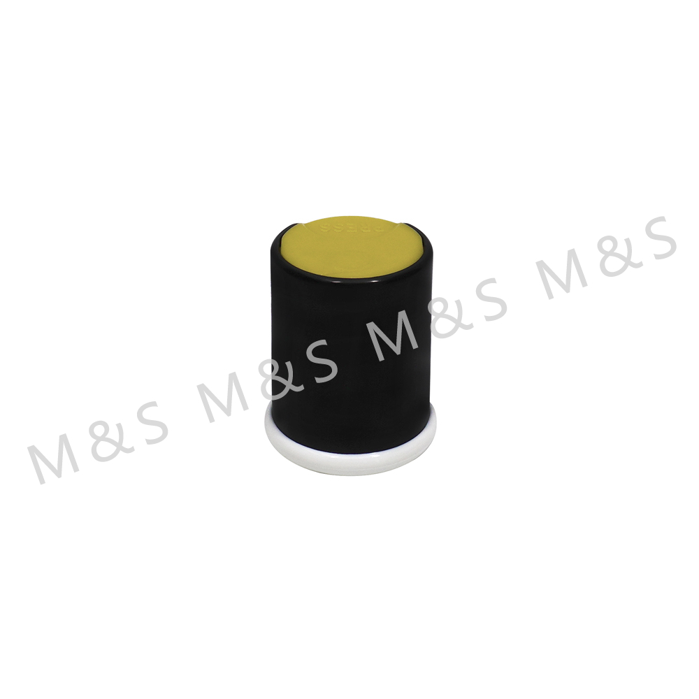 27mm High Quality Black And White Disc Top Cap