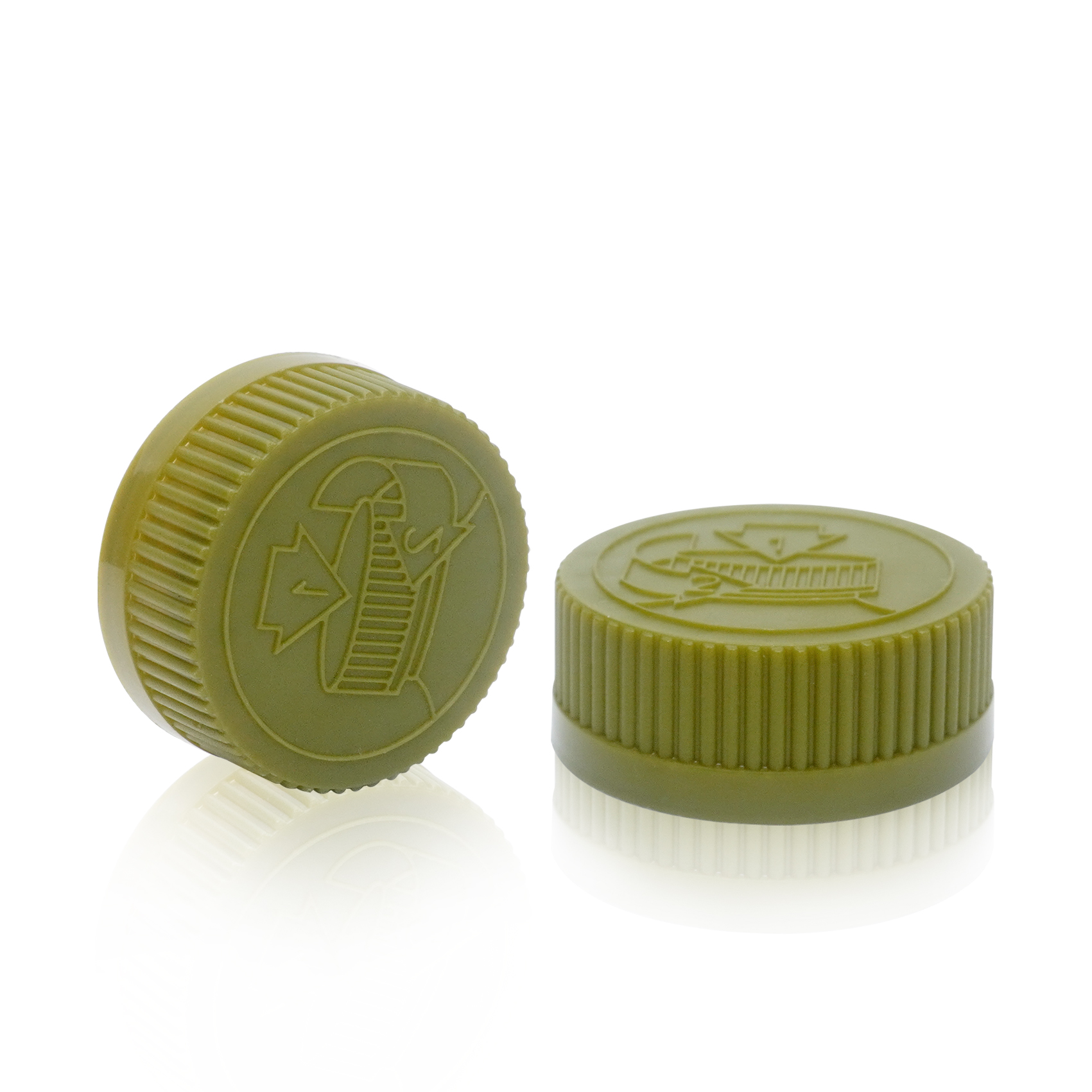 37mm High Quality Green Childproof Cap Plastic Lid for Bottle