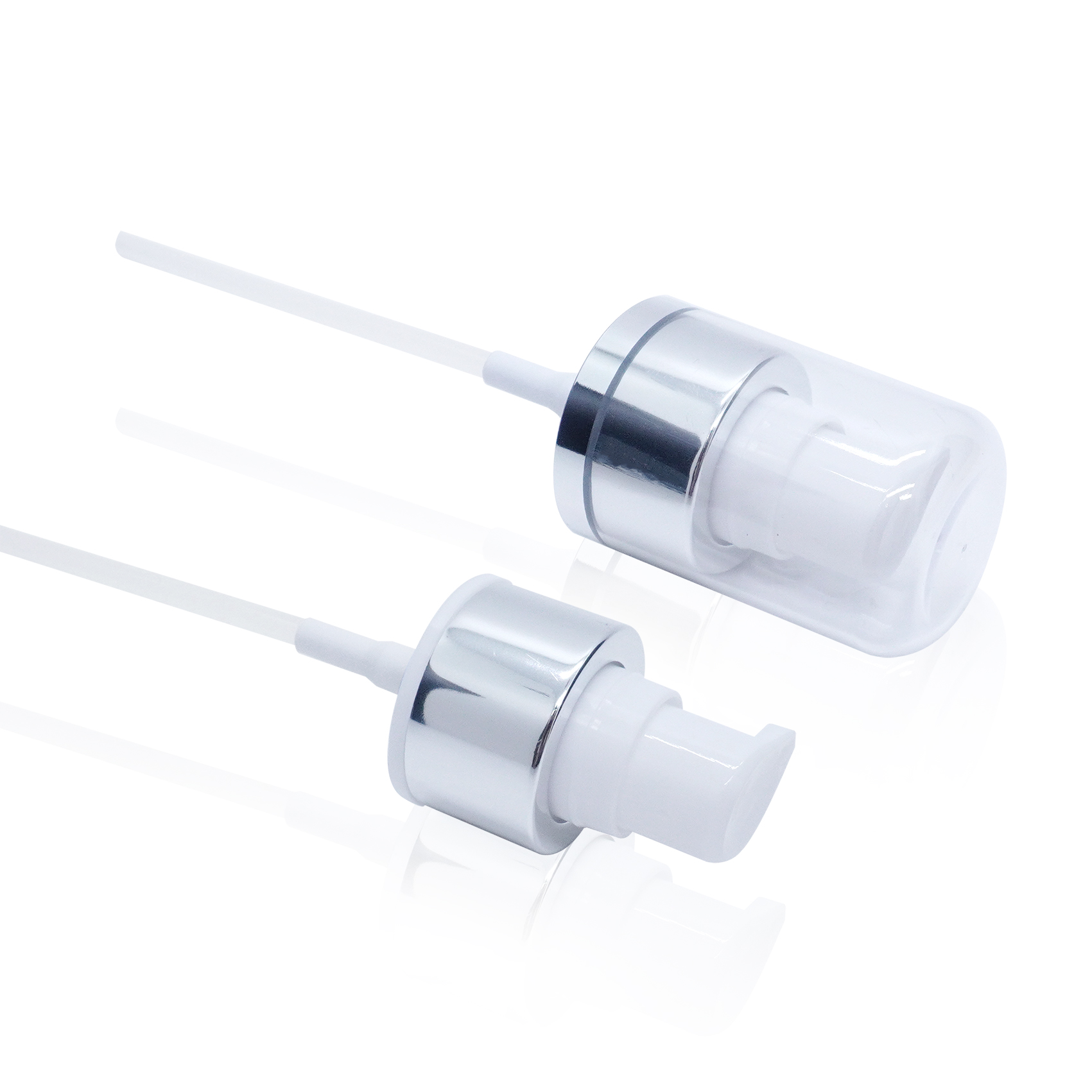 24 410 Silver Aluminum Cream Pump