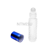8ml Roller Ball Glass Bottle With Blue Cap For Screw Closure