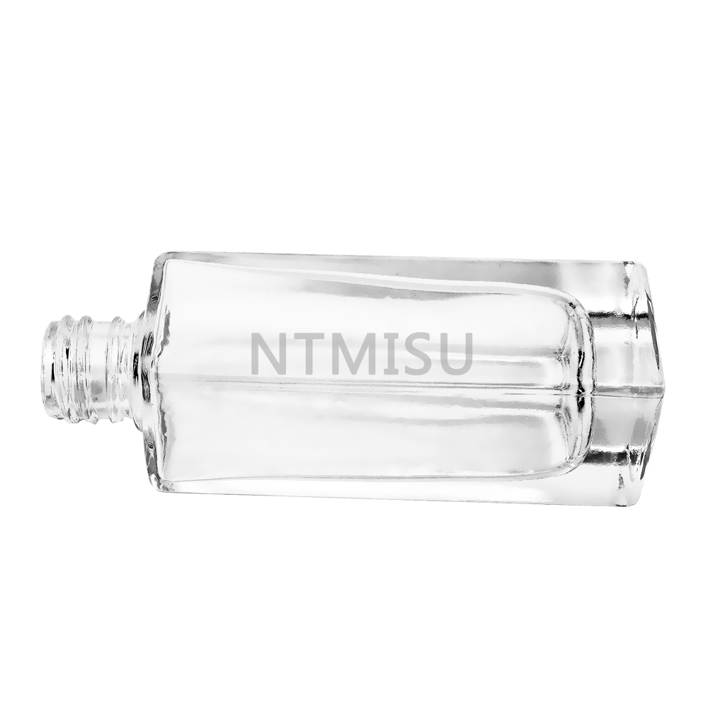 Rectangle Clear 35ml Empty Perfume Glass Bottle