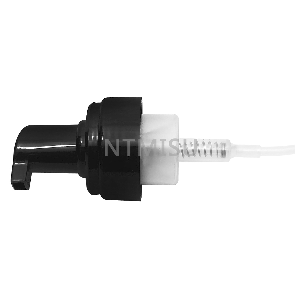 100ml Empty Black Plastic PET Foam Bottle for Cosmetic Packaging