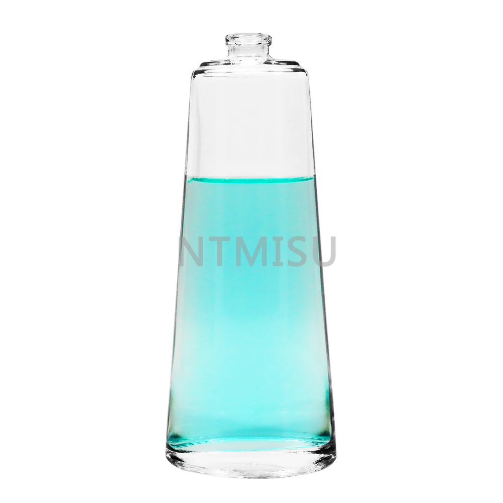 Irregular Shape Clear 100ml Empty Perfume Glass Bottle