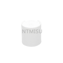 High Quality Press 20 415 White Plastic Bottle Cover Ribbed Screw Disc Top Cap
