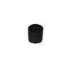 28mm Black Plastic Round Screw Disc Top Cap 