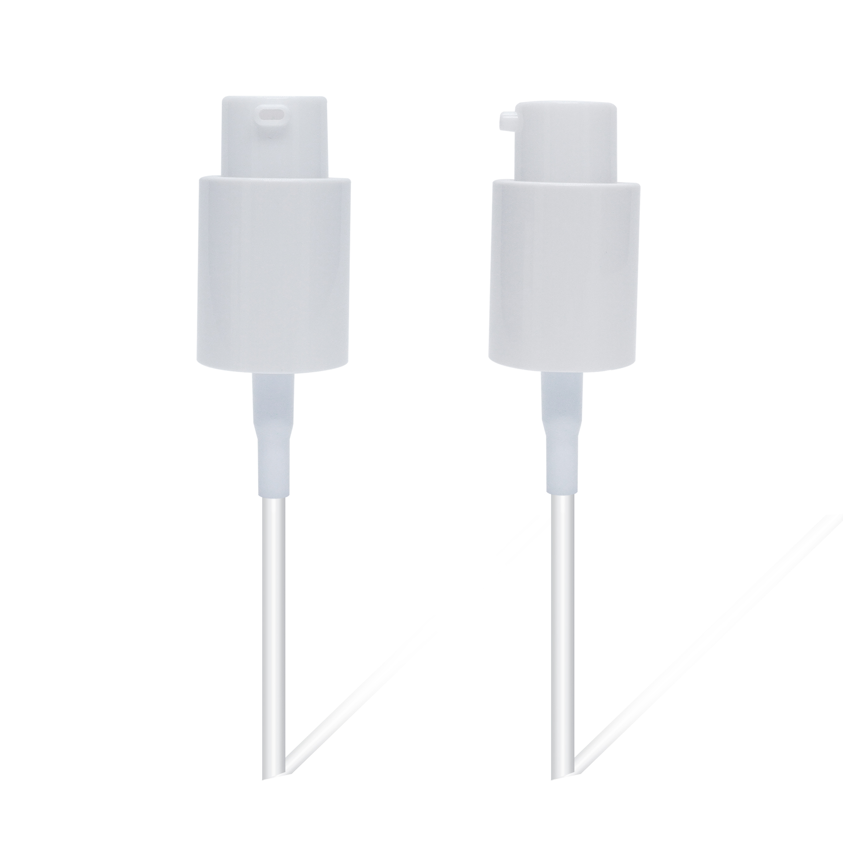 18 410 PP Plastic Chicken Mouth Pump Skin Care Full Cap Cream Pump