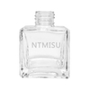 Clear 50ml Empty Square Perfume Glass Bottle