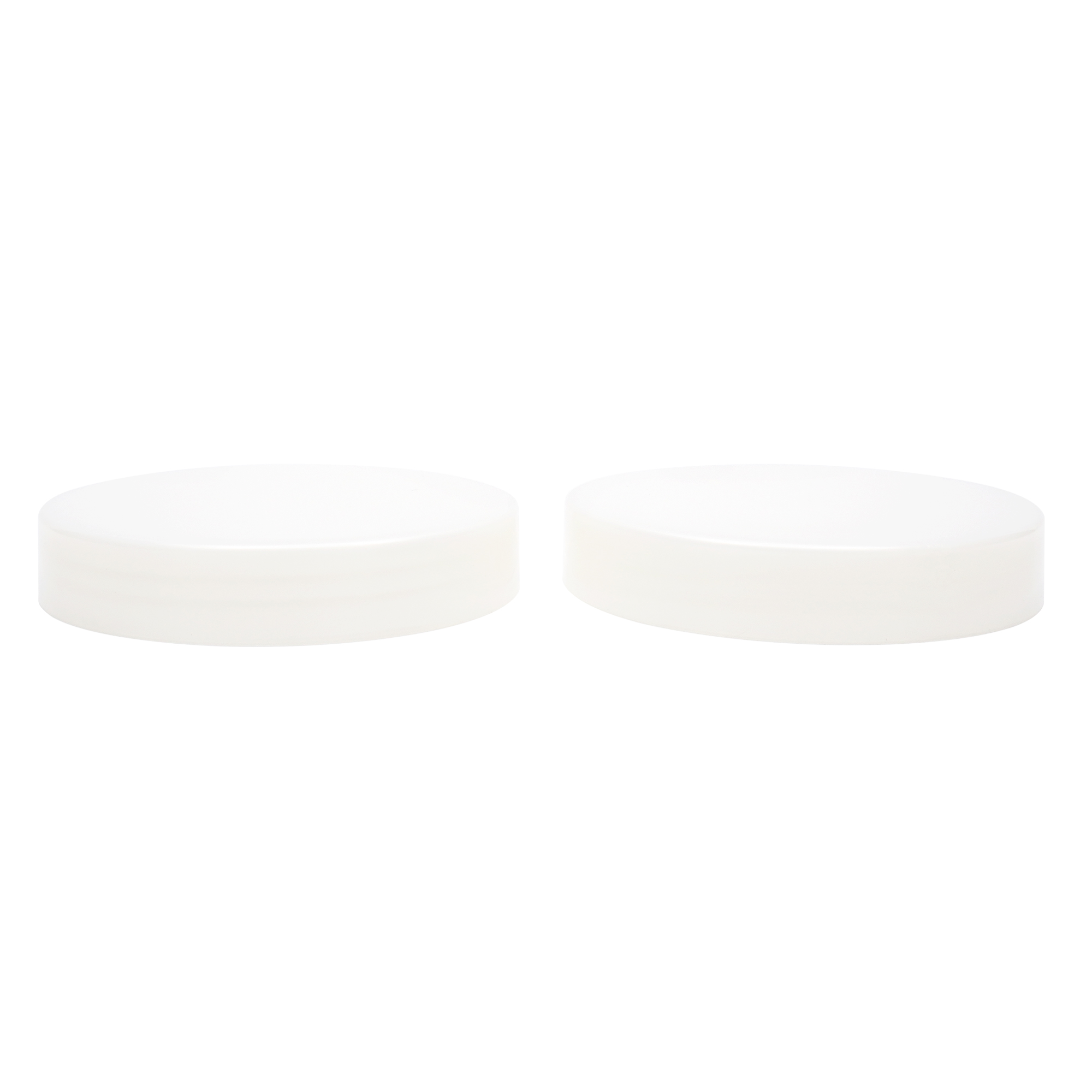 88mm White Plastic Cover with Smooth Surface for Bottle