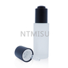 Professional Manufacture 18 410 Matte Black Press Dropper For Essential Oil Bottle