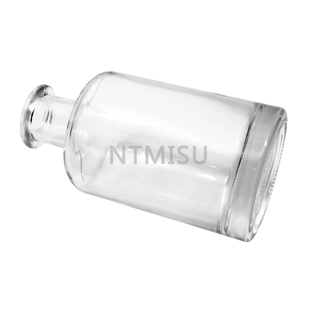 Factory Direct Transparent Large Volume Round 250ml Empty Perfume Glass Bottle