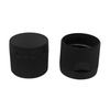 28 410 Black Plastic Ribbed Flip Top Cap