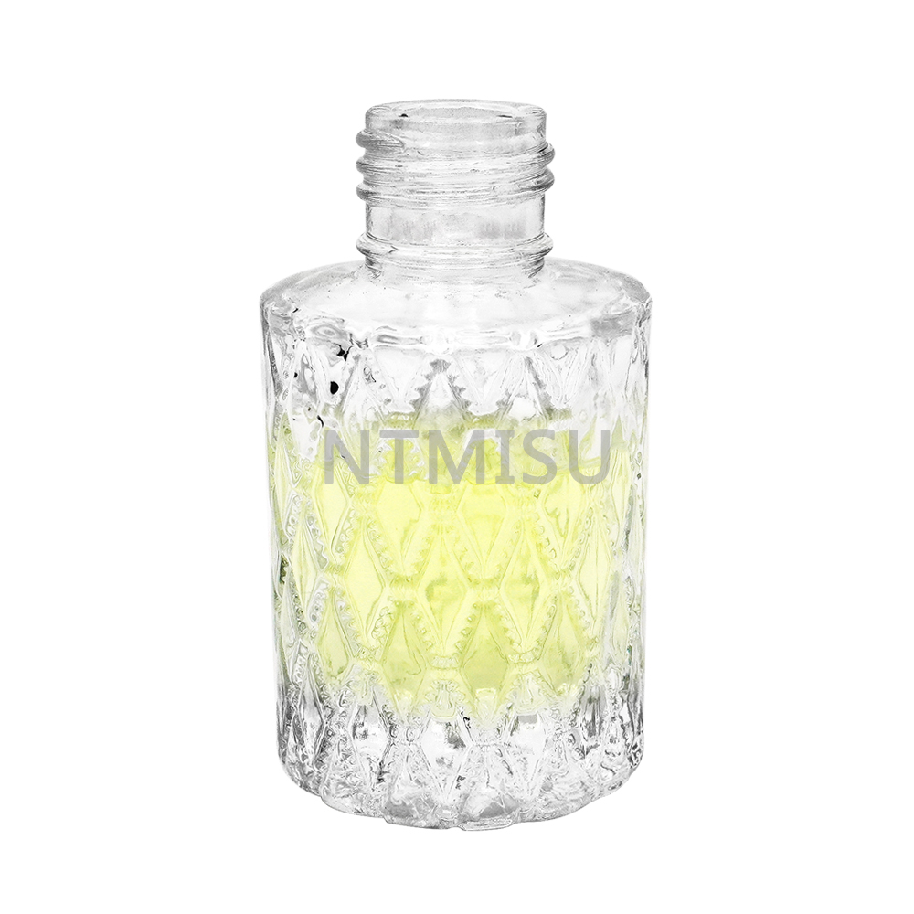  Transparent Perfume Bottle with Cut Glass