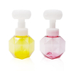 Wholesale 300ml PETG Cosmetic Plastic Hand Washing Bottles with Flower Foam Pump