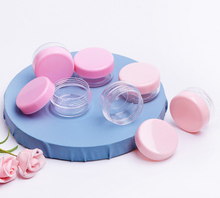 mushroom shape plastic skin care cream jar cosmetic powder storage container jar 10g empty makeup foundation bottle jar